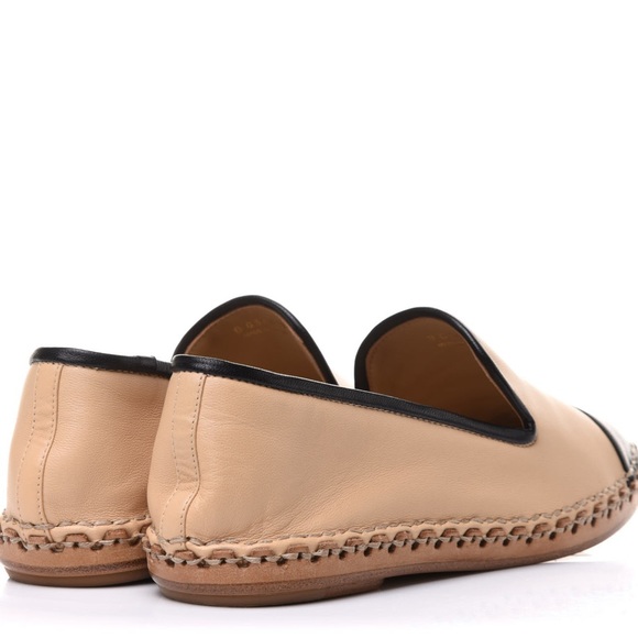 CHANEL mocassins - beige/black. - Picture 3 of 9